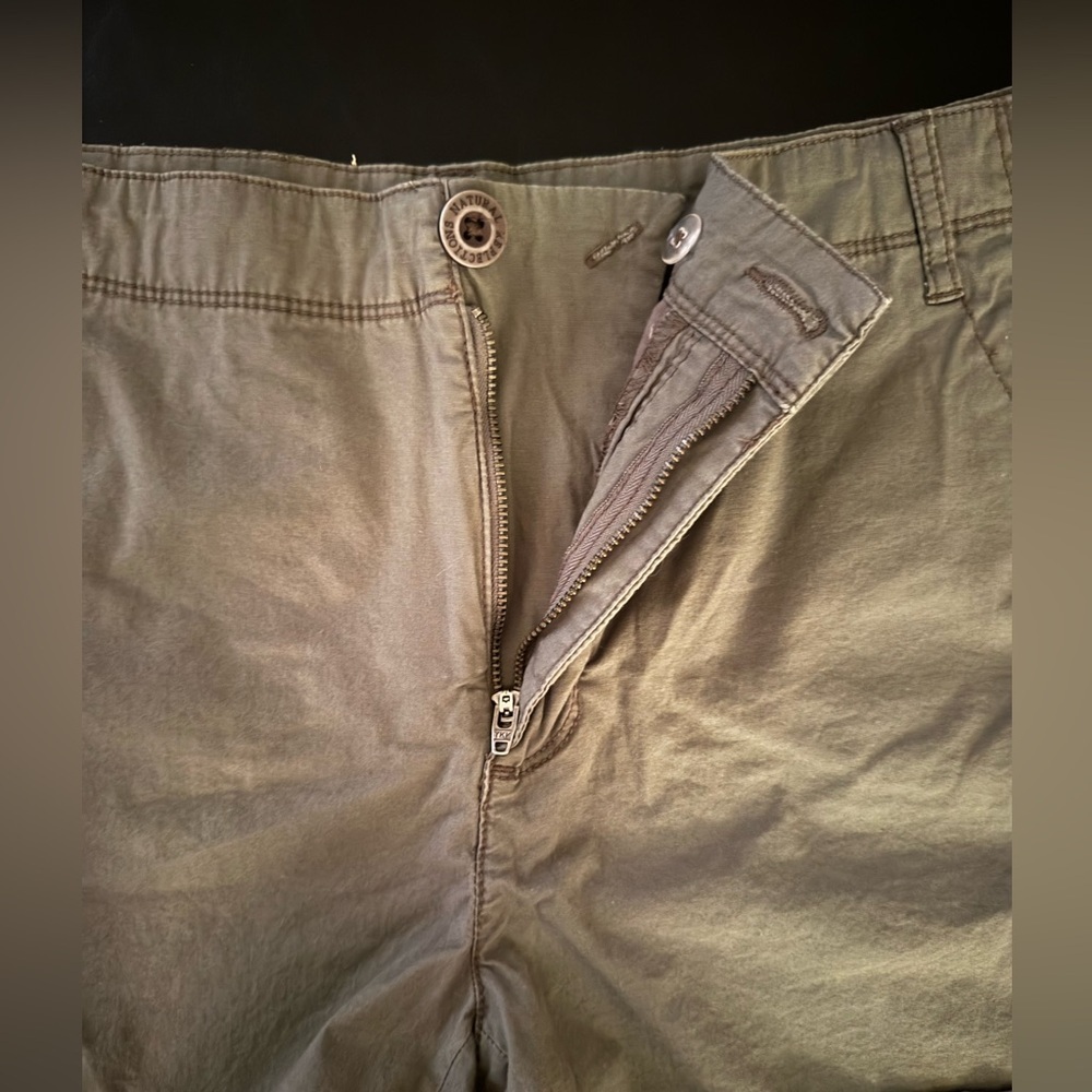 Natural reflections Cargo Shorts Casual Utility Frayed Hem - Picture 5 of 7